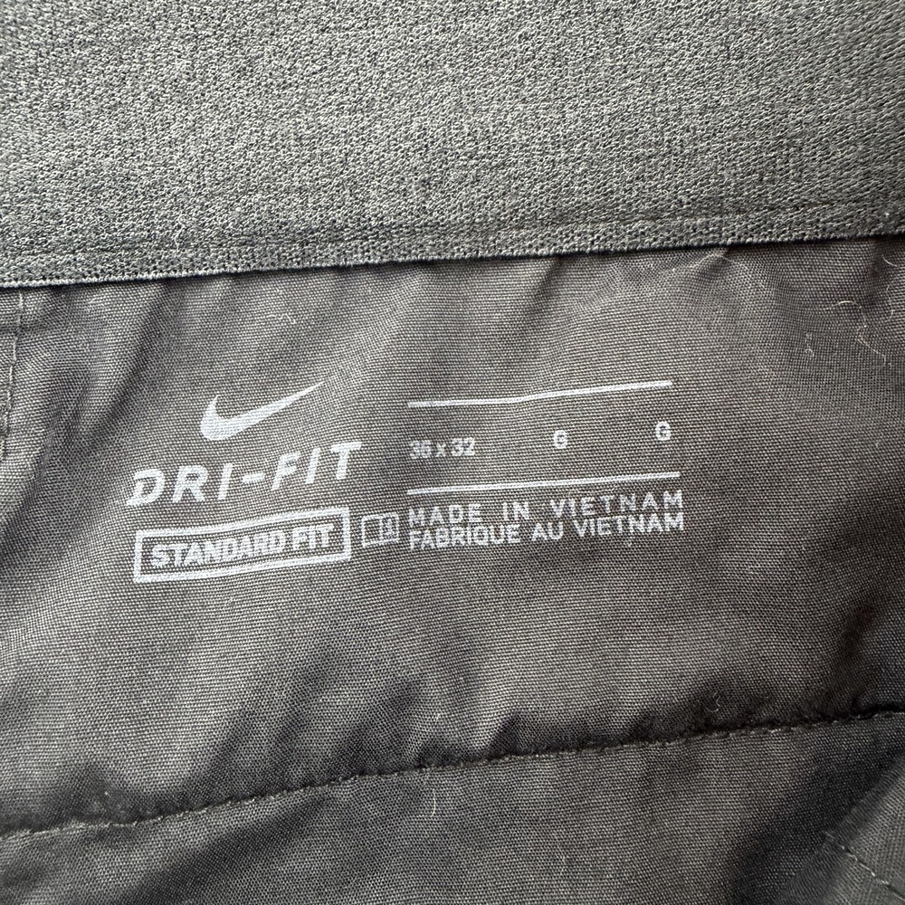 Nike Dri-FIT Golf Pants Mens 36x32 (36x29) Gray Standard Fit Khakis DA4089-070 - Picture 3 of 9